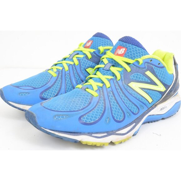 New Balance Men's M890v3 Blue/Yellow Running Shoe Made in USA Sneakers - Picture 7 of 11